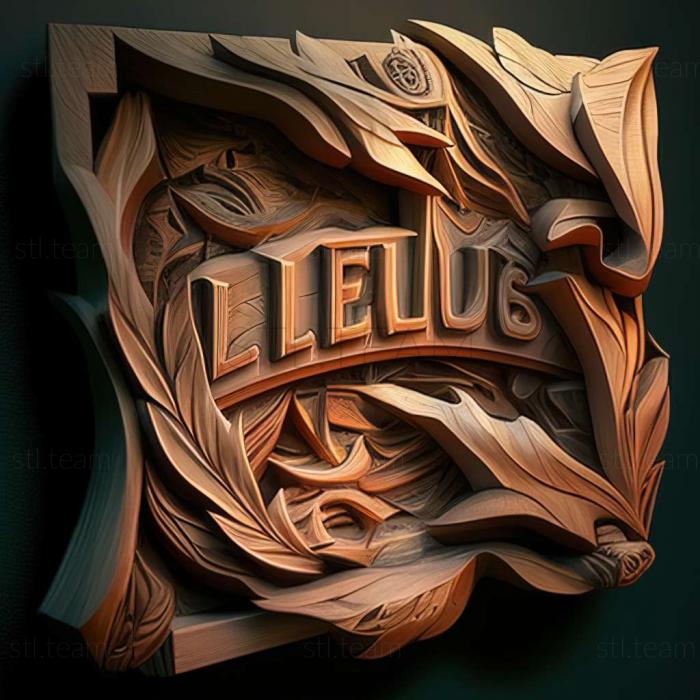 3D model League of Legends game (STL)